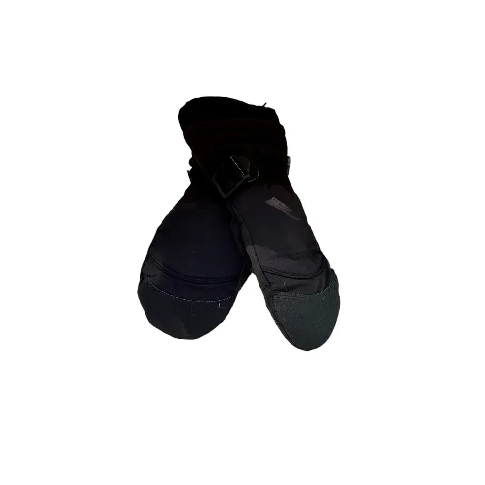 Hot Fingers Ladies Winter Mittens Microlar Waterproof Black Wells Lamont